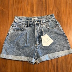 Anine Bing Vintage Blue Florence Shorts